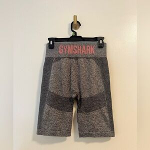 Gymshark Women's High Rise Seamless Flex Cylcing Shorts TS8 Pink Gray